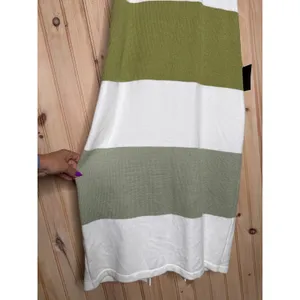 NWT Lulus Easily Gorgeous Ivory and Sage Striped Midi Sweater Dress Casual Sz XL thumbnail 5