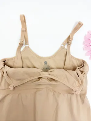 Kindred Bravely Simply Sublime® Maternity & Nursing Tank Beige Tan Nude thumbnail 8