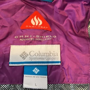 Columbia Omni Heat Coat Color Purple Size L EUC thumbnail 7