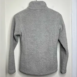 Patagonia Fleece Sherpa 1/4 Zip Pullover Top Gray Women’s Size XS thumbnail 5