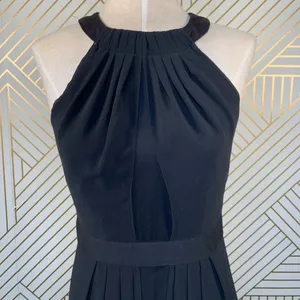 Spotlight‎ by Warehouse Black Chiffon Halter Gown thumbnail 4