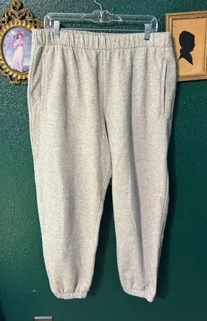 Gap Gray Joggers Sz Womens Xl Cotton thumbnail 1