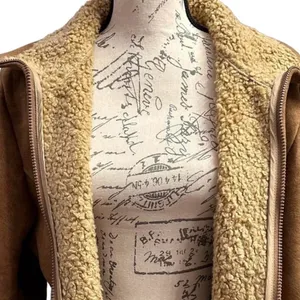 Women’s Vintage Faux Suede Leather Jacket thumbnail 7