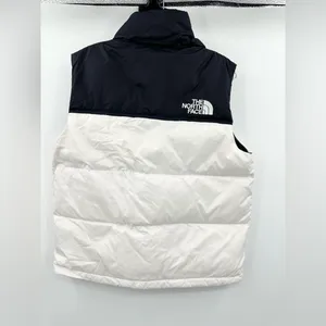 The North Face 1996 Retro‎ Nuptse 700 Down Black/White Vest Women's Size Large thumbnail 3