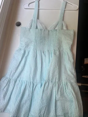 Steve Madden Sky Blue Babydoll Dress thumbnail 3