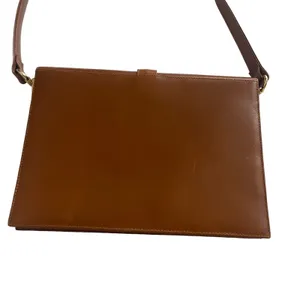 Gallery Originals Brown Leather Crossbody Bag Purse Made In Spain‎ thumbnail 3