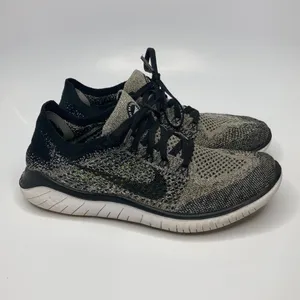 Nike Free Run sneakers‎ black gray white size 8.5 thumbnail 2