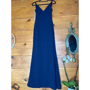 NWT Lulus Melora Navy Blue Sleeveless Maxi Dress Gala Banquet Bridesmaid Size S thumbnail 5