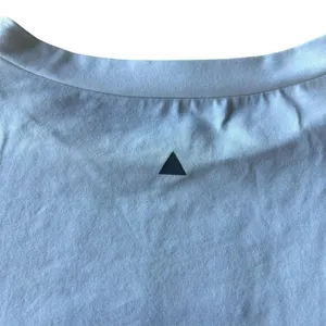 Vitality Balance Athletica Size M Oversized Crop Tee Shirt White Black Logo‎ Gym thumbnail 6