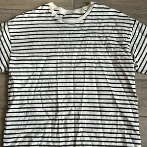 All saints oversized fit stripe tshirt thumbnail 2