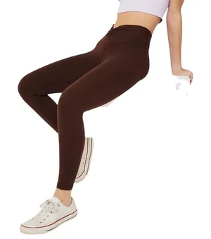 OFFLINE By Aerie High Rise Real Me XTRA Twist Leggings Canyon Sun Size Medium thumbnail 1