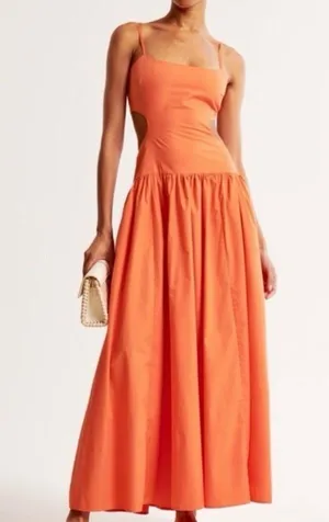 Abercrombie Drop Waist Maxi Dress thumbnail 1