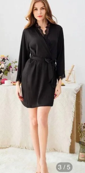 SheIn black robe thumbnail 1