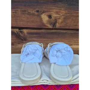 Tory Burch Leather Miller Pave Sandal In Cream Size 5 thumbnail 8