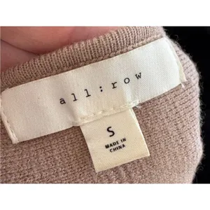 All Row Tan Ribbed Knit Cropped Tank Top Women S Basic Staple Neutral Minimalist thumbnail 4