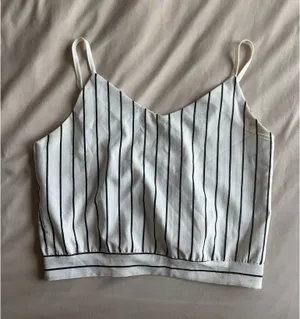 Striped tank top White Size M thumbnail 1