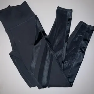Alo Leggings Pants Womens Xtra Small XS Gray Pull On Skinny RN# 87370 Mesh thumbnail 1