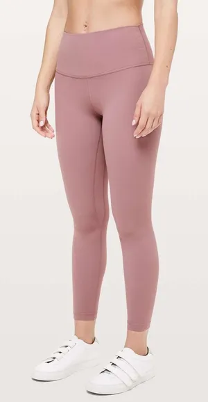 Lululemon Align Leggings 25" Nulu Dusty Rose Active Gym Workout Travel Womens‎ 6 thumbnail 1