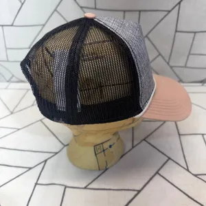 Prana Trucker Hat OS Peach Grey Black Shine Moon Snapback Mesh Cap‎ thumbnail 4