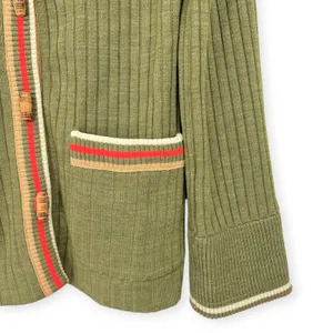 VINTAGE 50's | M | Cardigan Sweater Knit Ladies Worker Union 50's Butte 1950's thumbnail 4
