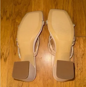 Brand New Target A New Day Sparkly + Pink Beige Square Heels thumbnail 10