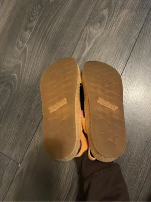 Born Sloan Leather Platform Sandals Orange Size 8 thumbnail 9