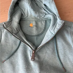 Carhartt Blue Half-Zip Hoodie thumbnail 3