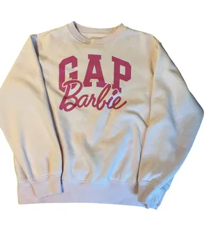 GAP x Barbie Collaboration Crewneck Sweatshirt thumbnail 1