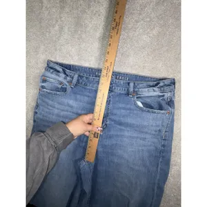 American Eagle Womens Super High-Rise Baggy Wide Leg Jeans 14 Meas: 34x27 thumbnail 9