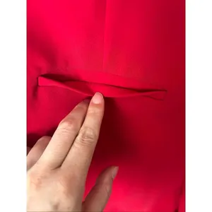 Zara red dress dress pants wide leg high waisted size extra small thumbnail 6