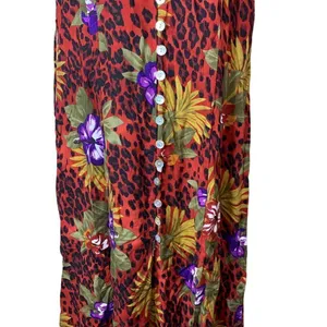 Vintage Scarlett sleeveless button front maxi dress‎ thumbnail 3