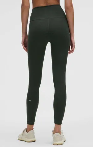 Wunder Train High-Rise Tight 25" Rainforest Green Size 8 NWT thumbnail 3