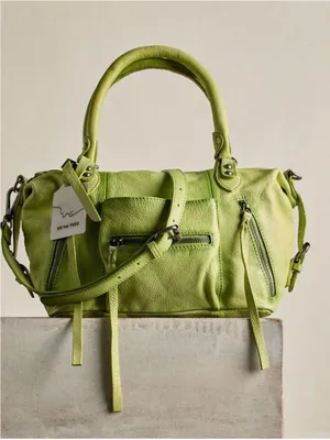 Free People We The Free Leather Baby Emerson Bag in Matcha Green NWT thumbnail 1