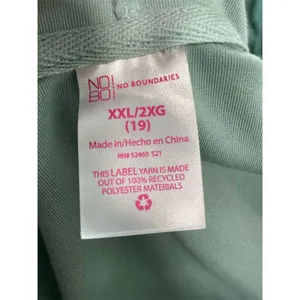 No Boundaries Juniors Velour Hoodie & Pants Set Green Casual Outfit XXL thumbnail 9