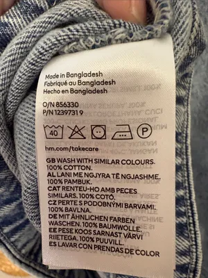 Divided Light Blue Denim Mini Dress thumbnail 4