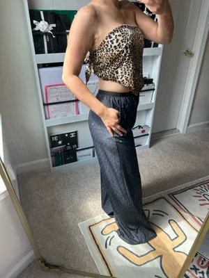 Leopard scarf top. S thumbnail 7