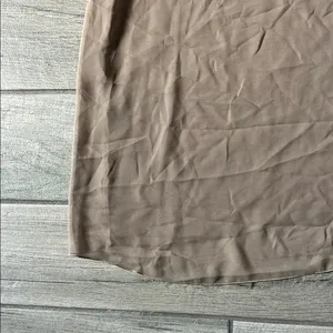 Tan Spaghetti Strap slip Dress Size 10 thumbnail 3