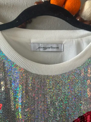 Sequin Hearts Fancy Dream Sequin LOVE dress thumbnail 2