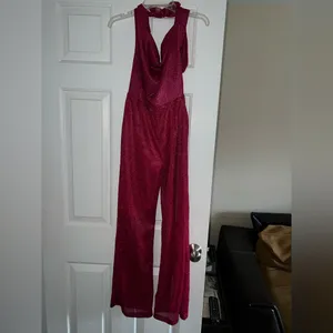Peppermayo Villa Vera Jumpsuit in Magenta Size 0 New with tag thumbnail 8