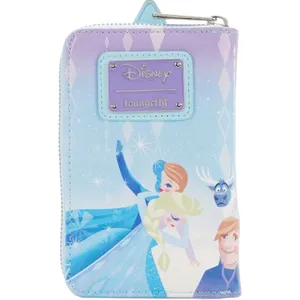 LOUNGEFLY Disney Frozen Princess Castle Zip Around Wallet, New with Tag thumbnail 2