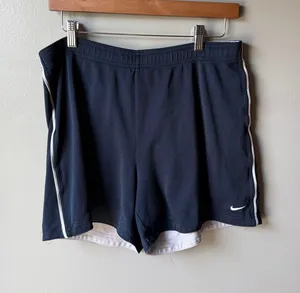 Nike Dri-FIT Navy Running Shorts Size Medium thumbnail 1