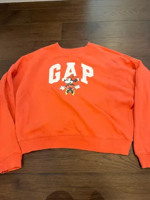 GAP Pink Crewneck with Mickey Graphic Size Small - C11-442 thumbnail 5