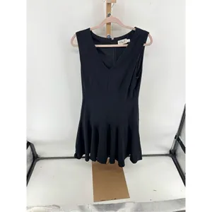 Eliza J Black V Neck Fit & Flare Cocktail Dress Women’s Size 12 Sleeveless thumbnail 8