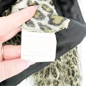 Vintage En Francais by Huey Waltzer Animal Print Eyelash‎ Jacket Size S MobWife thumbnail 7