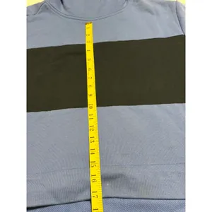 Adidas Cowl Neck Colorblock Pullover Sweatshirt‎ Blue Navy Women's XL thumbnail 6