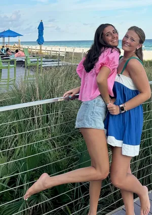 day and moon pink top thumbnail 1