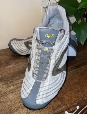 Ryka Women Size 10 Studio D Nitracel Comfort Athletic Shoes‎ Gray Laces thumbnail 1