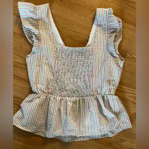 Draper James Flutter Sleeve Peplum‎ Top | |Draper James Top | Peplum Top | M thumbnail 2