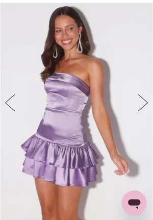 Light Purple Hello Molly Lavender Dress hoco thumbnail 4