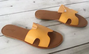 Yellow Sandals, Size 10 thumbnail 1